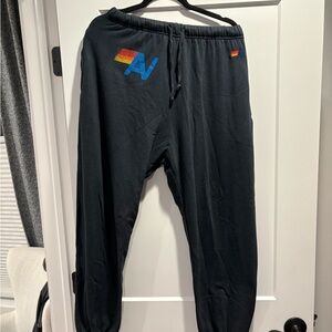 Navy Aviator Nation Jogger Sweatpants